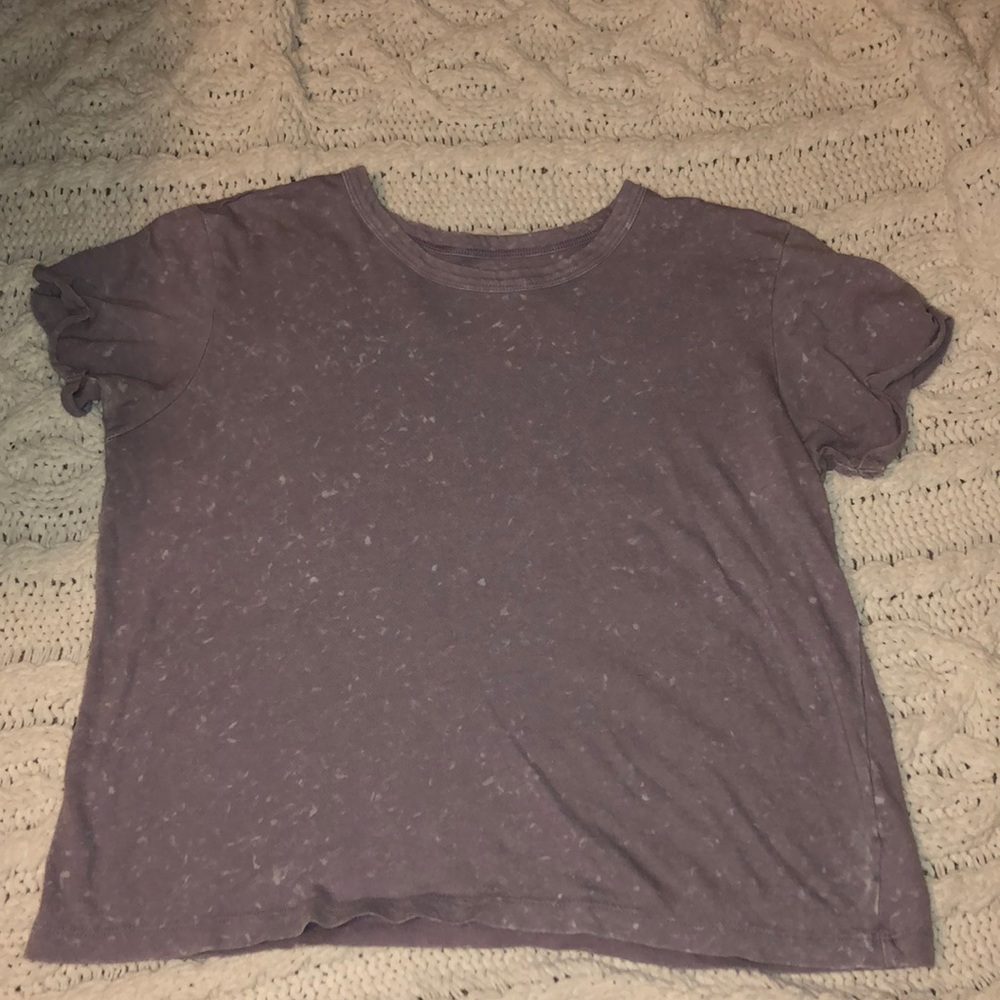 Cropped american eagle tee